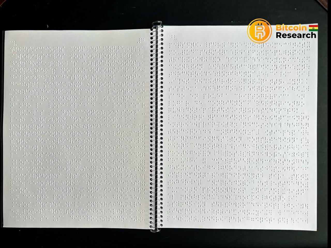 White Paper de Bitcoin en Braille